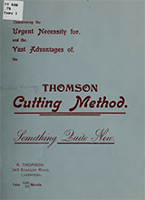 Concerning The Urgent Necessity For And The Vast Advantages Of The Thomson Cutting Method