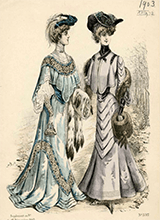Womens Fashion Plates 1902 - 1906