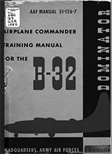 Airplane Commander Training Manual For The Dominator B-32