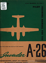 Pilot Training Manual For The Invader A-26